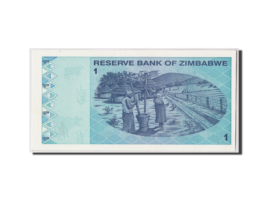 Biljet, Zimbabwe, 1 Dollar, 2009, 2009-02-02, KM:92, NIEUW