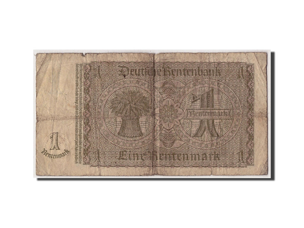 Geldschein, Deutschland, 1 Rentenmark, 1937, 1937-01-30, KM:173b, SGE