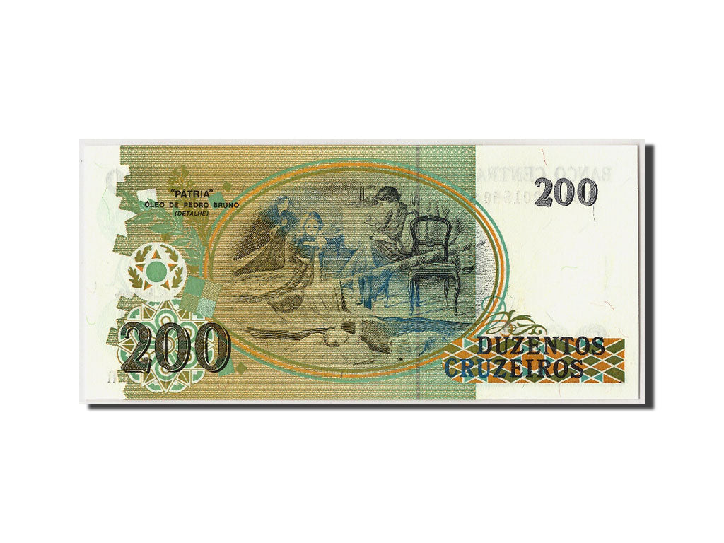 Billet, Brésil, 200 Cruzeiros, Undated (1990), KM:229, NEUF