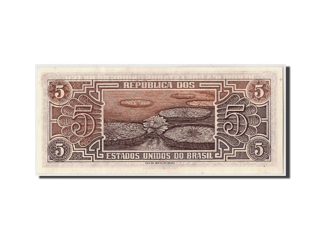 Geldschein, Brasilien, 5 Cruzeiros, Undated (1961-62), KM:166b, UNZ