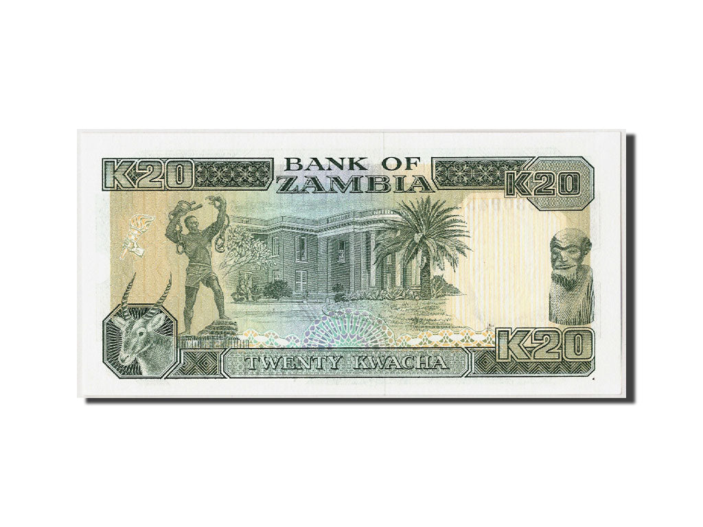 Banknote, Zambia, 20 Kwacha, Undated (1989), KM:32b, UNC(65-70)