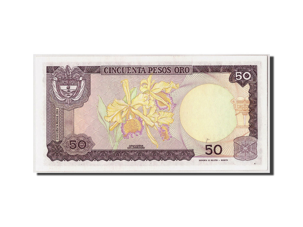 Banknote, Colombia, 50 Pesos Oro, 1985, 1985-01-01, KM:425a, UNC(65-70)