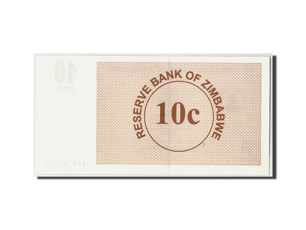 Biljet, Zimbabwe, 10 Cents, 2006, 2006-08-01, KM:35, NIEUW