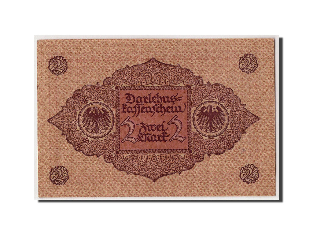 Geldschein, Deutschland, 2 Mark, 1920, 1920-03-01, KM:59, UNZ-