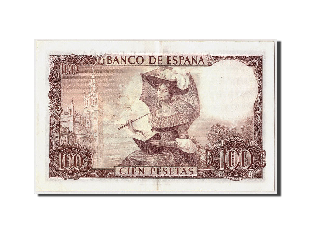 Geldschein, Spanien, 100 Pesetas, 1965, 1965-11-19, KM:150, SS+