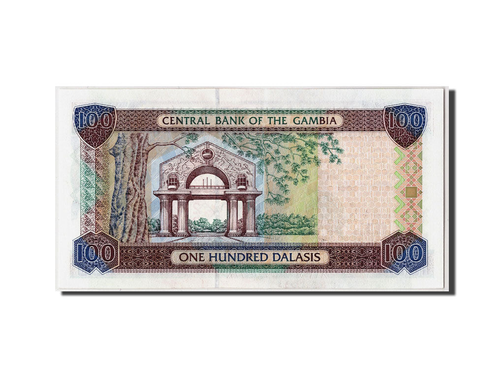 Geldschein, Gambia, 100 Dalasis, Undated (2001), KM:24a, UNZ