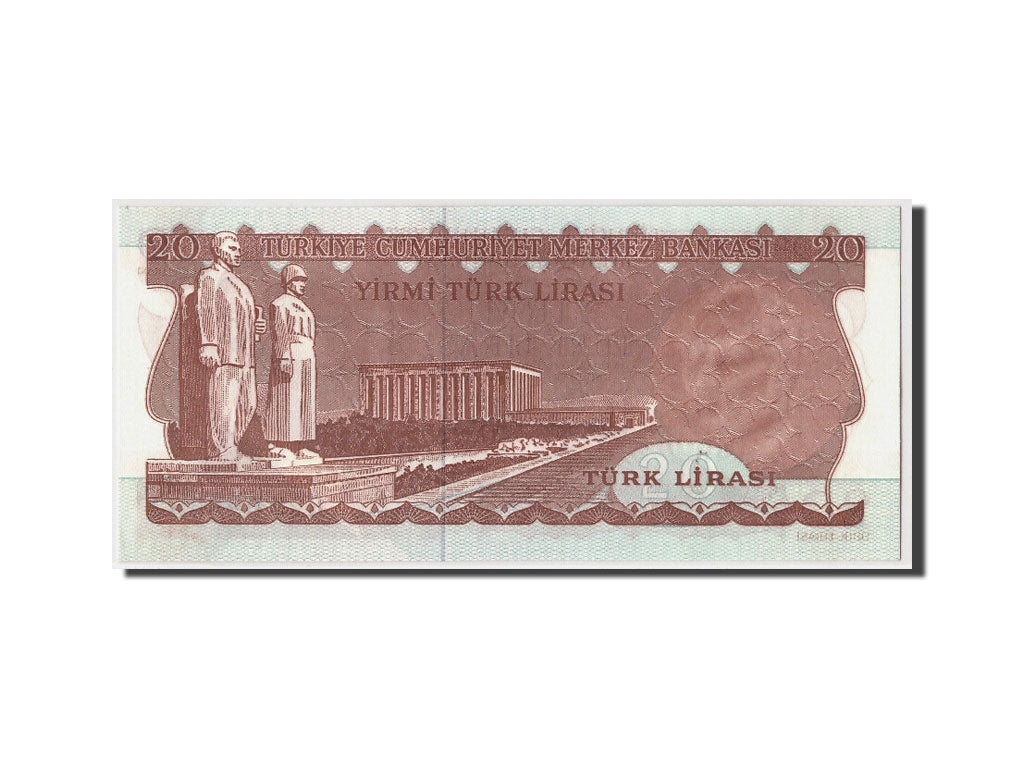 Billet, Turquie, 20 Lira, L.1970, 1970-01-14, KM:187a, NEUF
