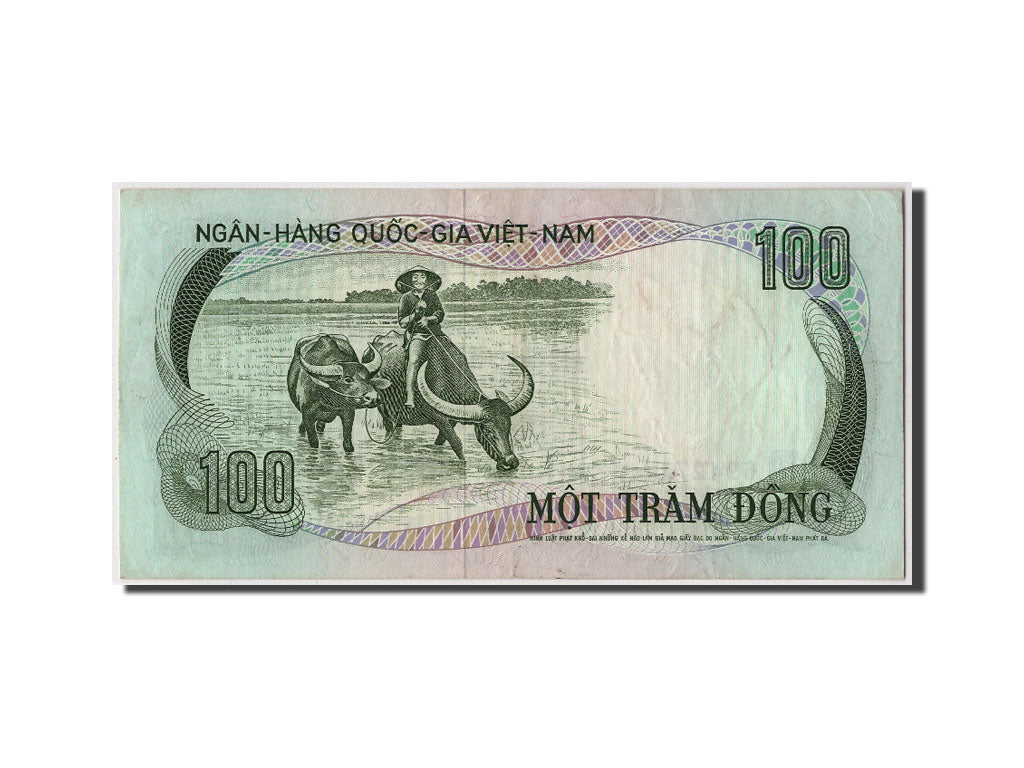 Banknot, Południowy Wiet Nam, 100 D<ox>ng, Undated (1972), KM:31a, UNC(65-70)