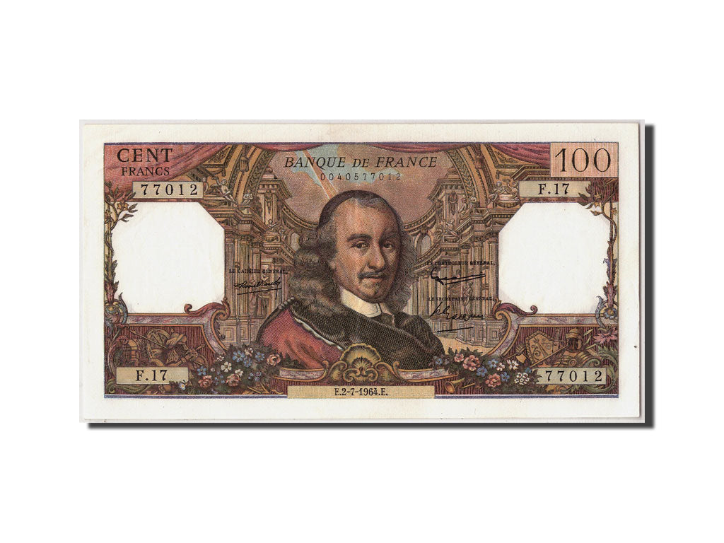 Banknote, France, 100 Francs, 100 F 1964-1979 ''Corneille'', 1964, 1964-07-02