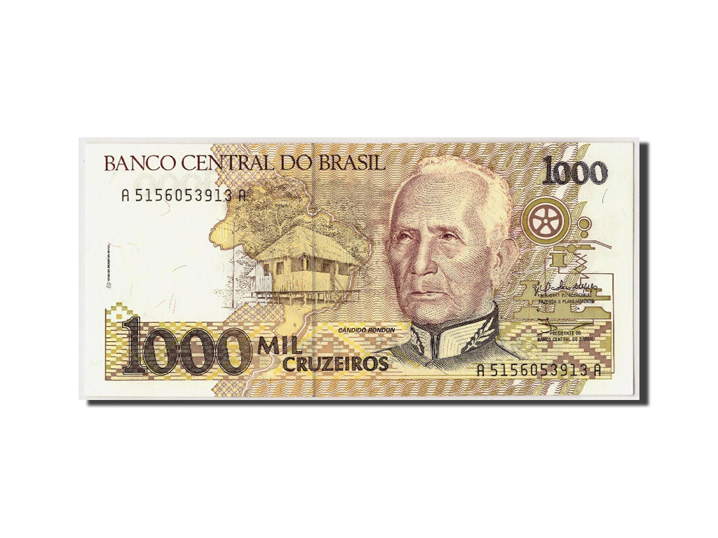 Billet, Brésil, 1000 Cruzeiros, Undated (1990-91), KM:231a, NEUF