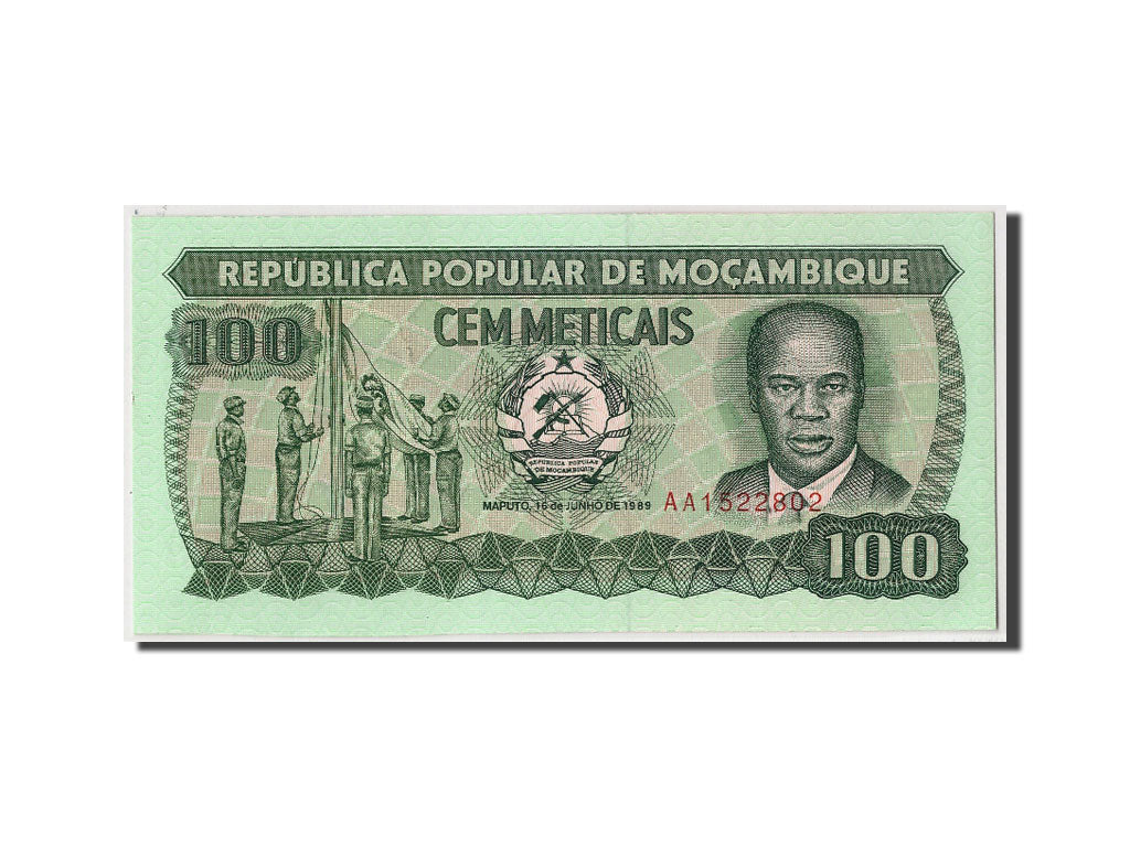 Banconote, Mozambico, 100 Meticais, 1989, KM:130c, 1989-06-16, FDS