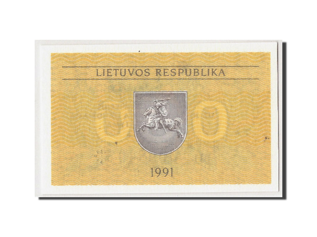Banknote, Lithuania, 0.50 Talonas, 1991, Undated, KM:31b, UNC(65-70)