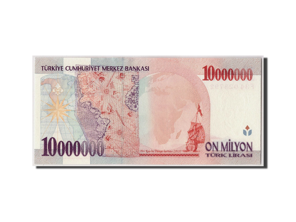 Billet, Turquie, 10,000,000 Lira, L.1970(1999), Undated, KM:214, NEUF