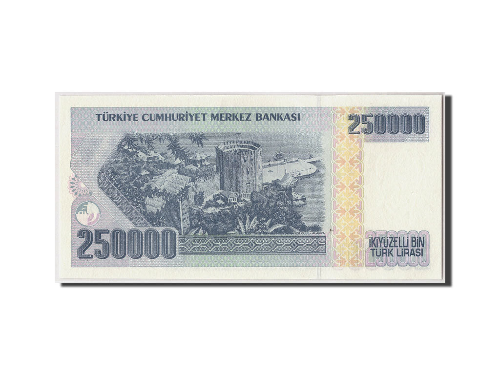 Geldschein, Türkei, 250,000 Lira, L.1970 (1992), Undated, KM:207, UNZ