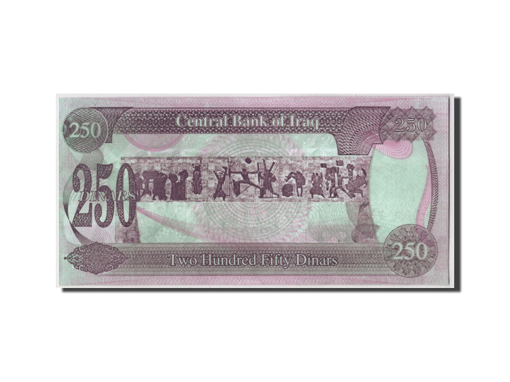 Banconote, Iraq, 250 Dinars, 1995/AH1415, KM:85b, Undated, FDS