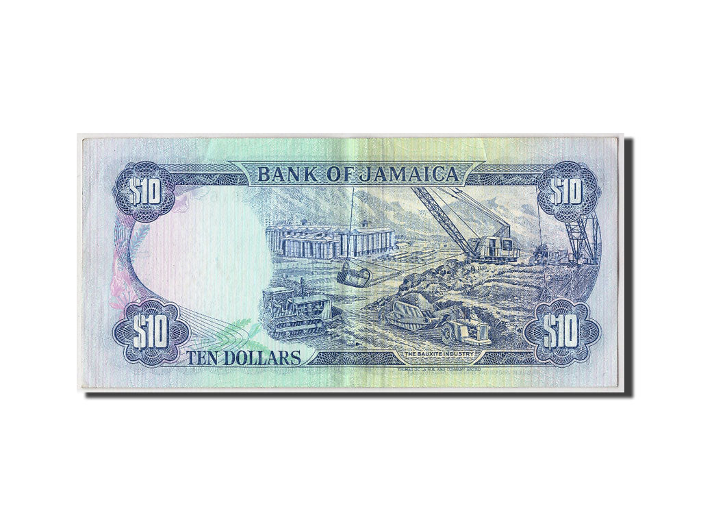 Billete, 10 Dollars, 1989, Jamaica, KM:71c, 1989-08-01, MBC