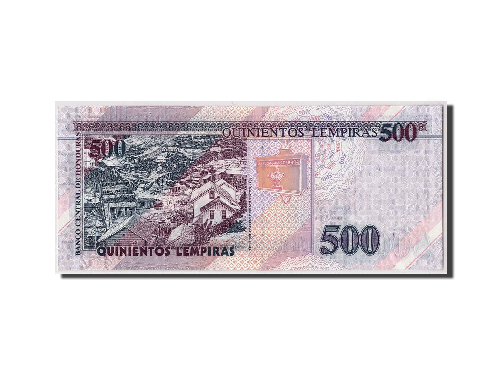 Banknote, Honduras, 500 Lempiras, 2004, 2004-08-26, KM:78f, UNC(65-70)