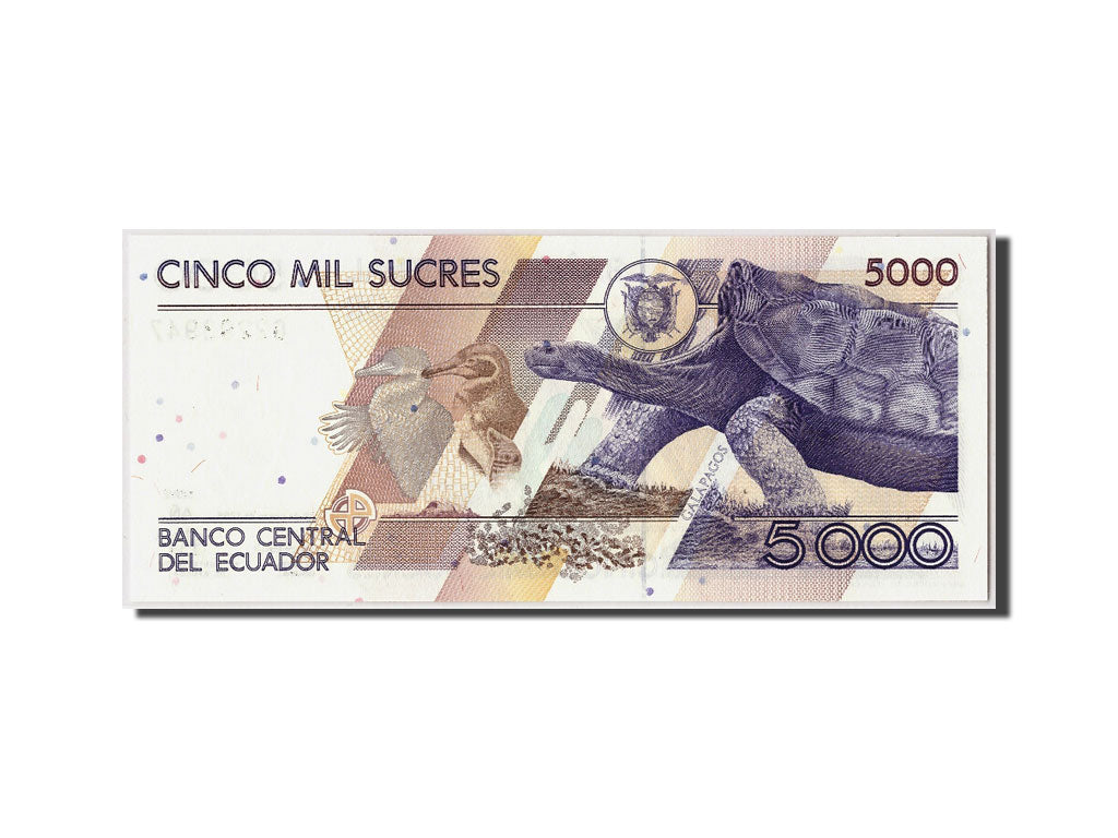 Banknote, Ecuador, 5000 Sucres, 1999, 1999-03-26, KM:128c, UNC(65-70)
