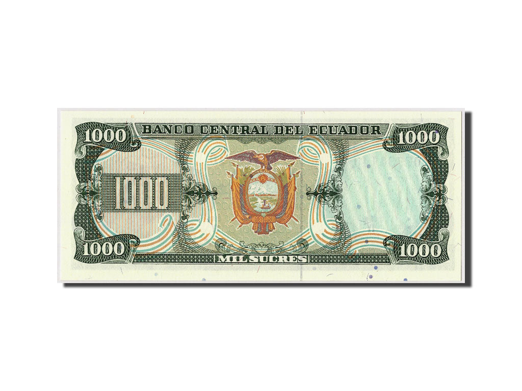 Banknote, Ecuador, 1000 Sucres, 1988, 1988-06-08, KM:125b, UNC(65-70)