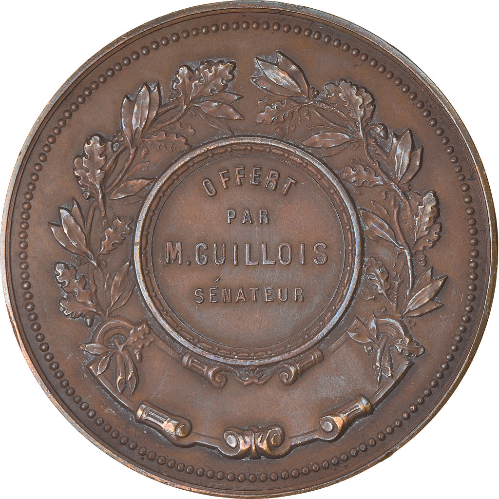 Frankrijk, Medaille, Bateaux, Offert par Mr Guillois, Sénateur, Shipping