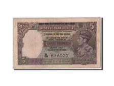 Banknote, Burma, 5 Rupees, undated (1945), KM:26b, VF(20-25)