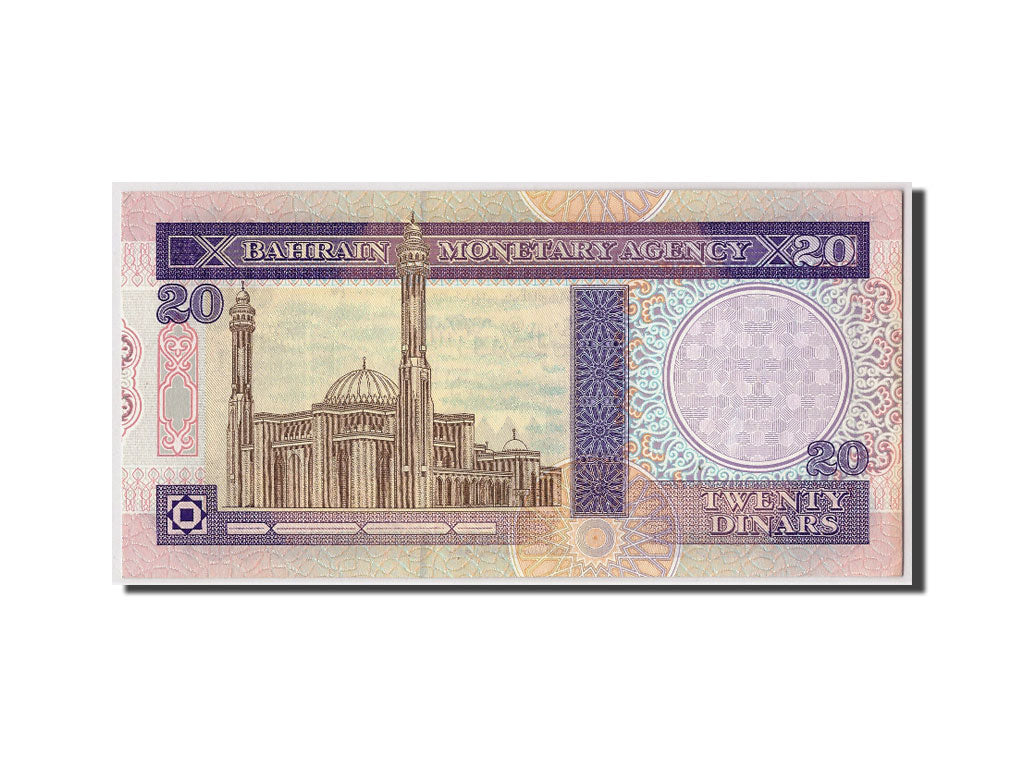 Billet, Bahrain, 20 Dinars, L.1973, KM:16, SPL