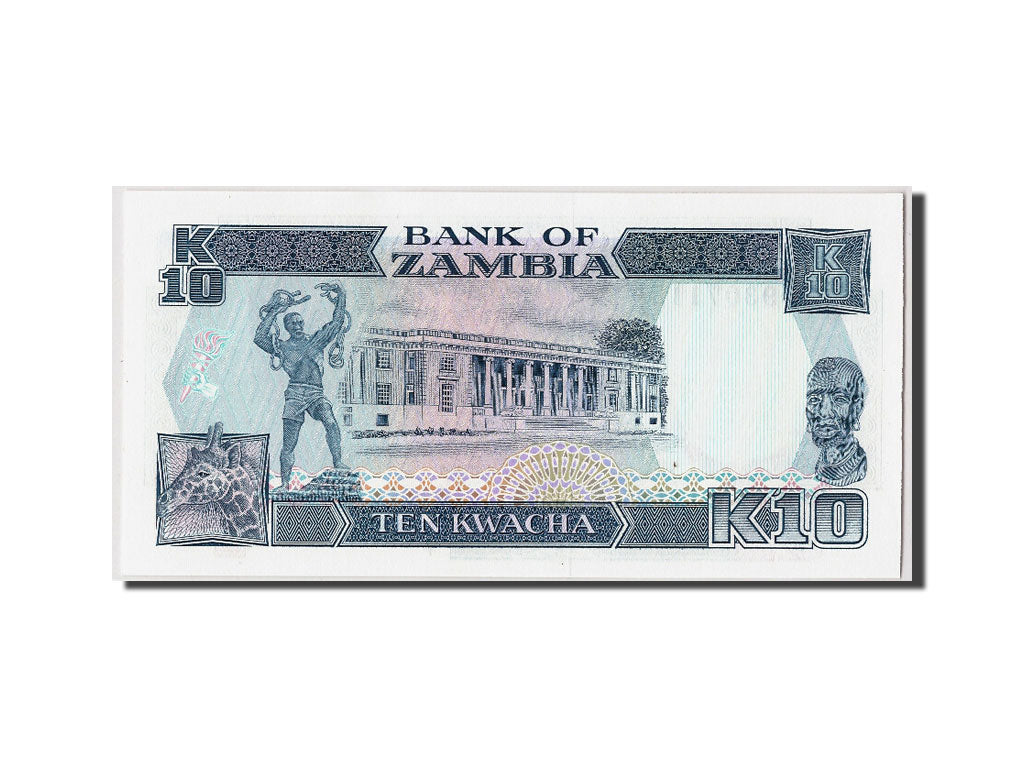 Banknote, Zambia, 10 Kwacha, Undated (1989-91), KM:31a, UNC(65-70)