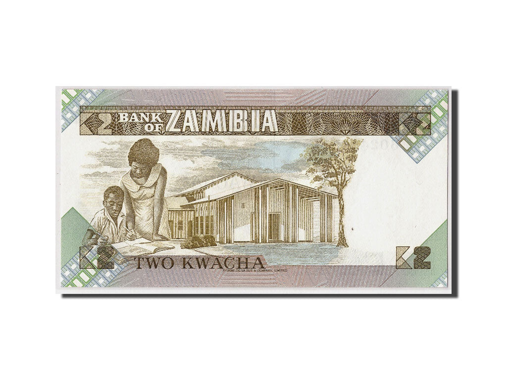 Banknote, Zambia, 2 Kwacha, Undated (1980-88), KM:24c, UNC(65-70)