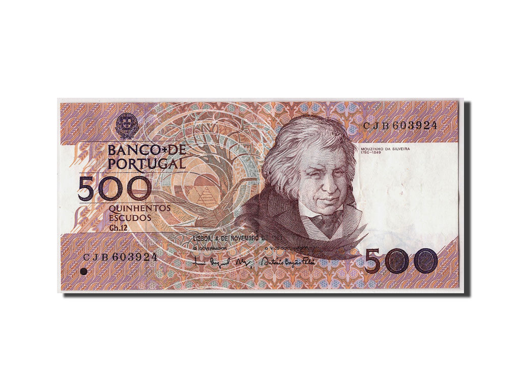 Geldschein, Portugal, 500 Escudos, 1993, 1993-11-04, KM:180f, SS