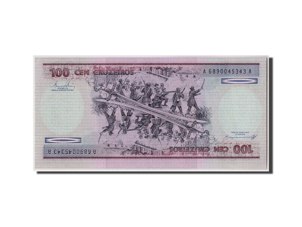 Billet, Brésil, 100 Cruzeiros, Undated (1981-84), KM:198b, NEUF