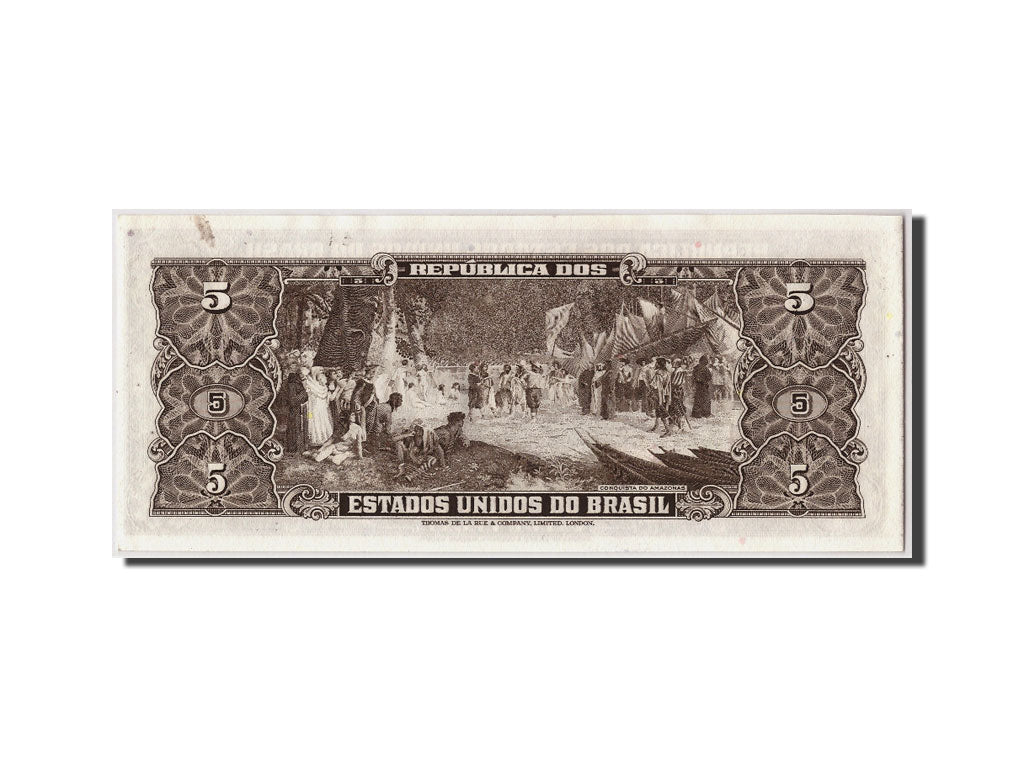 Geldschein, Brasilien, 5 Cruzeiros, Undated (1962-64), KM:176c, UNZ
