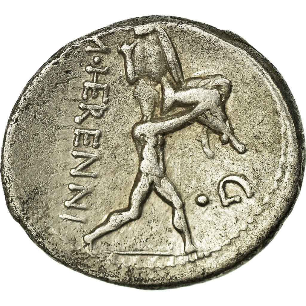 Coin, Herennia, Denarius, Roma, AU(50-53), Silver