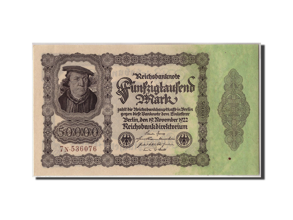 Banconote, Germania, 50,000 Mark, 1922, KM:79, 1922-11-19, SPL