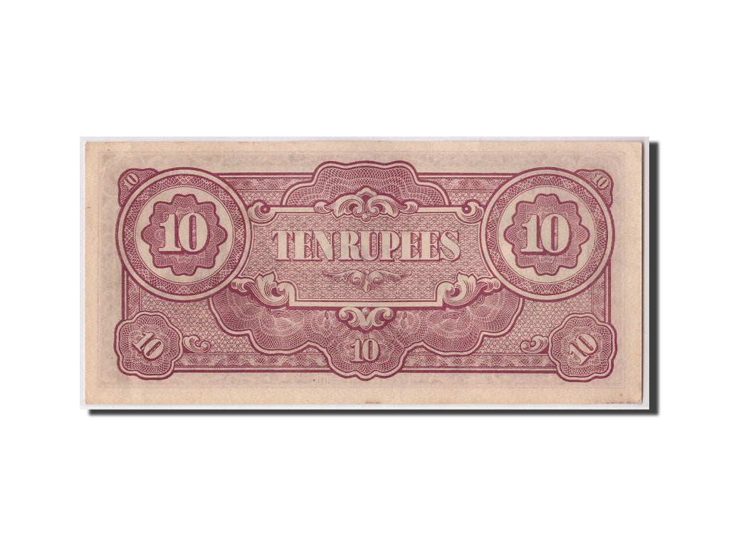 Banconote, Birmania, 10 Rupees, Undated (1942-44), KM:16a, SPL-