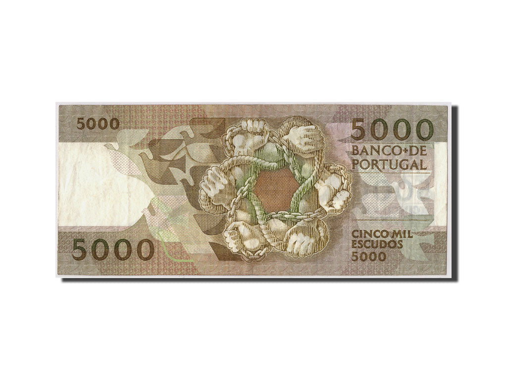 Banknote, Portugal, 5000 Escudos, 1987, 1987-02-12, KM:183a, EF(40-45)