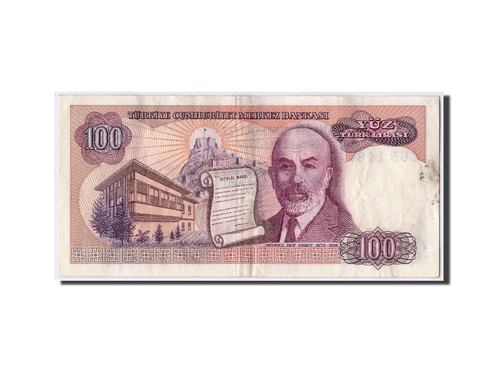 Banknote, Turkey, 100 Lira, L.1970 (1984), KM:194b, EF(40-45)