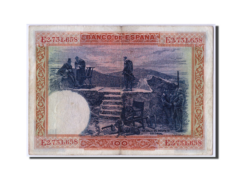 Banknote, Spain, 100 Pesetas, 1925, 1925-07-01, KM:69c, VF(30-35)