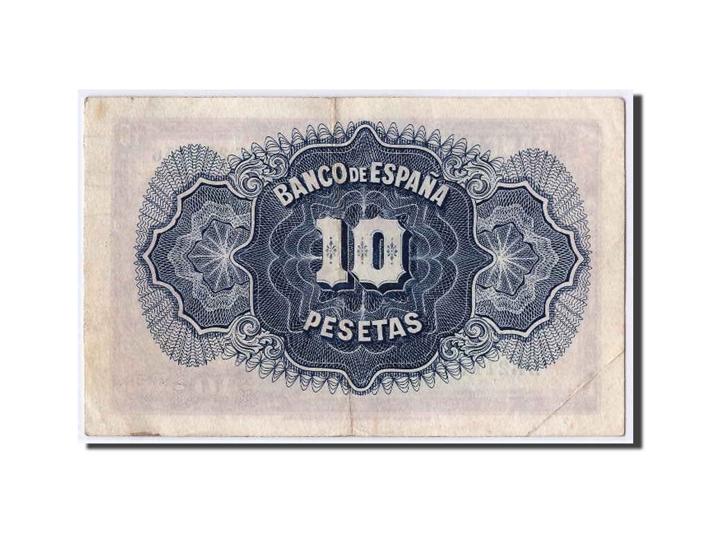 Banknote, Spain, 10 Pesetas, 1935, KM:86a, VF(30-35)