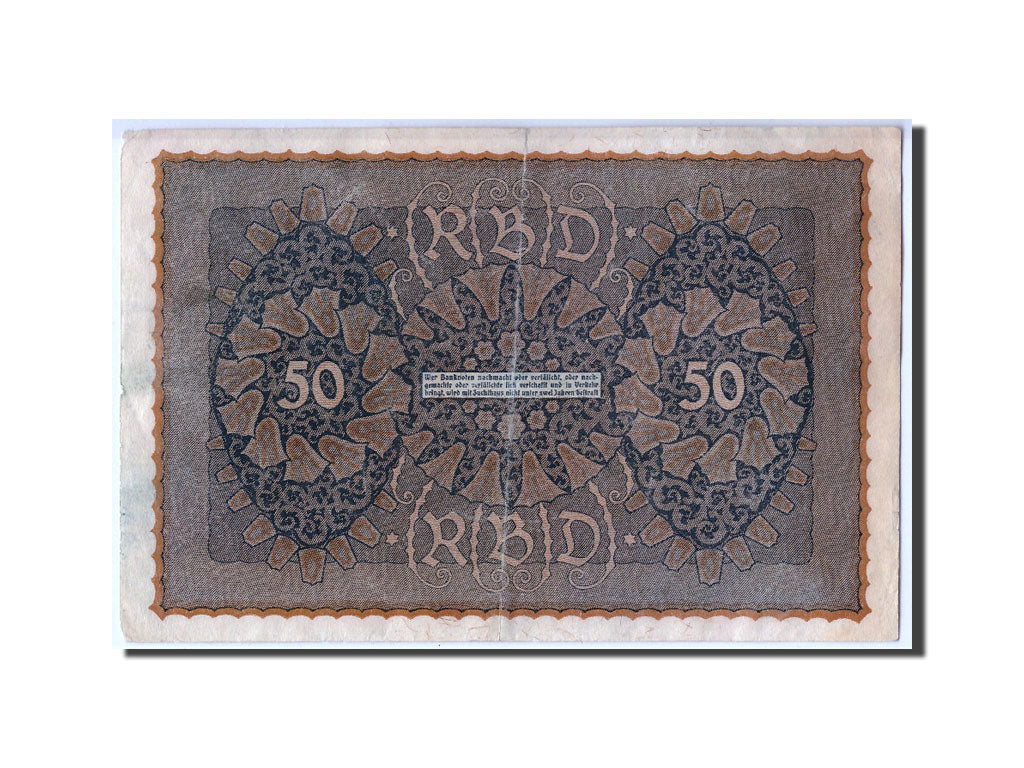 Banconote, Germania, 50 Mark, 1919, KM:66, 1919-06-24, BB