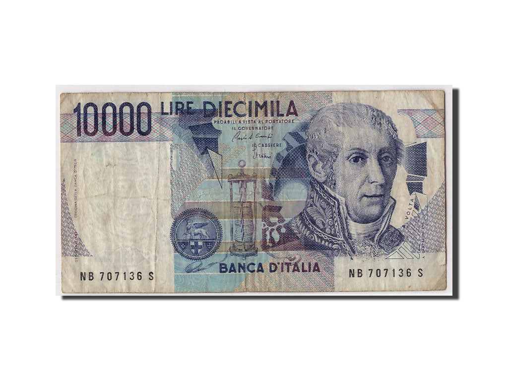 Geldschein, Italien, 10,000 Lire, 1984, 1984-09-03, KM:112a, SGE