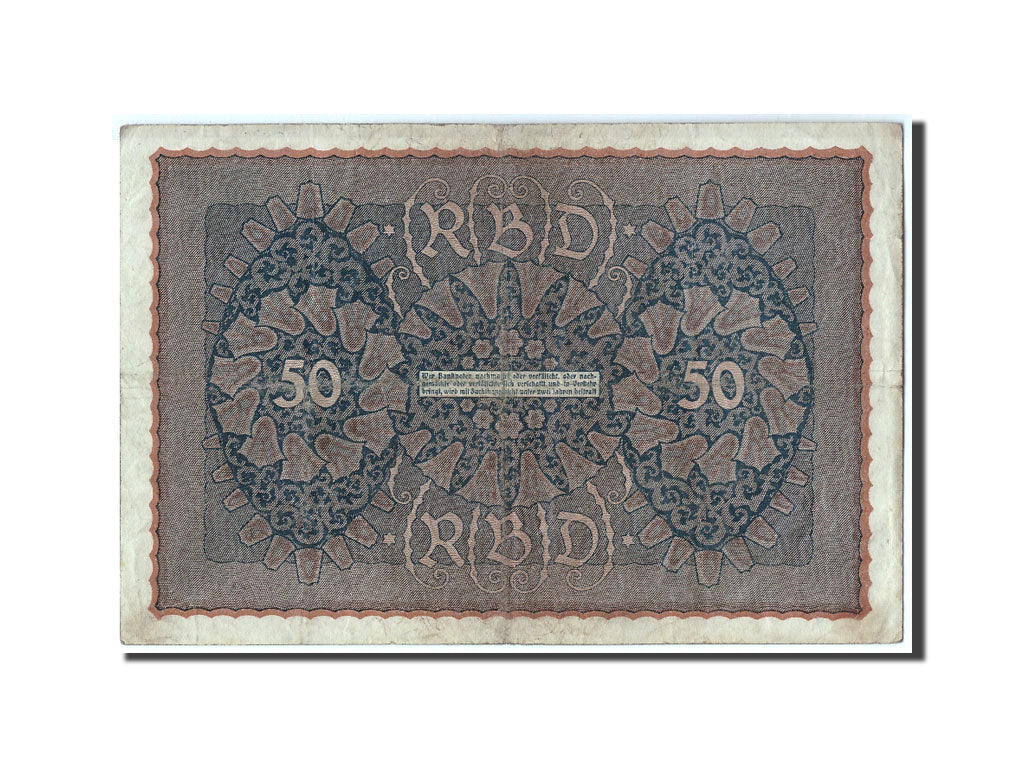Banknote, Germany, 50 Mark, 1919, 1919-06-24, KM:66, VF(20-25)