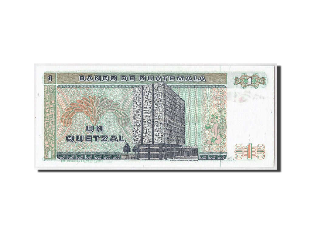 Billet, Guatemala, 1 Quetzal, 1985, 1985-01-09, KM:66, NEUF