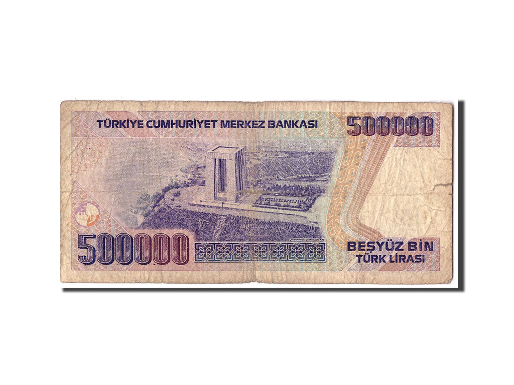 Geldschein, Türkei, 500,000 Lira, L.1970 (1993), KM:208, GE