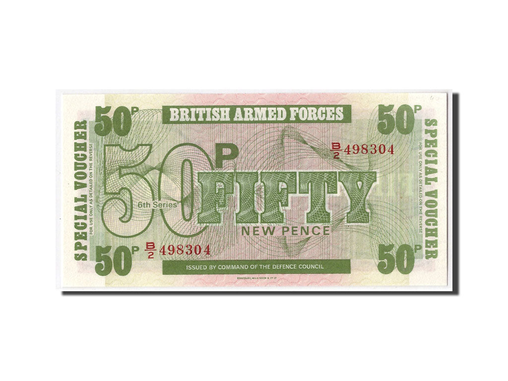 Billet, Grande-Bretagne, 50 New Pence, Undated (1972), KM:M46a, NEUF