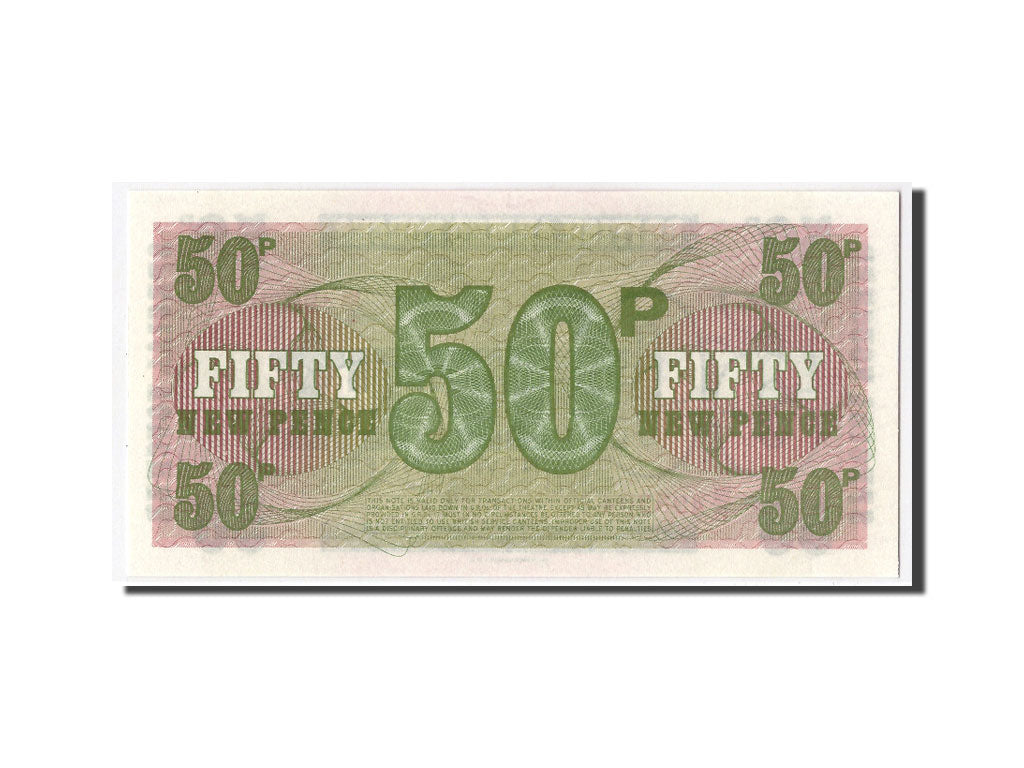 Billet, Grande-Bretagne, 50 New Pence, Undated (1972), KM:M46a, NEUF