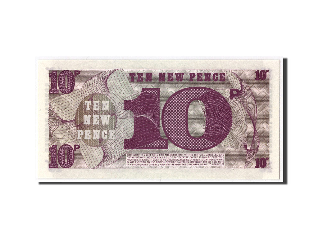 Billet, Grande-Bretagne, 10 New Pence, Undated (1972), KM:M45a, NEUF