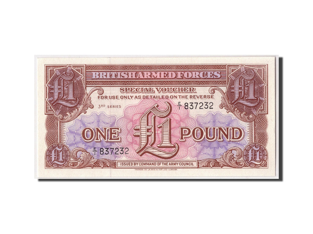 Banknote, Great Britain, 1 Pound, Undated (1956), KM:M29, UNC(65-70)