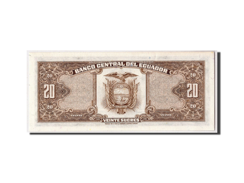Banknote, Ecuador, 20 Sucres, 1983, 1983-04-20, KM:115b, UNC(65-70)