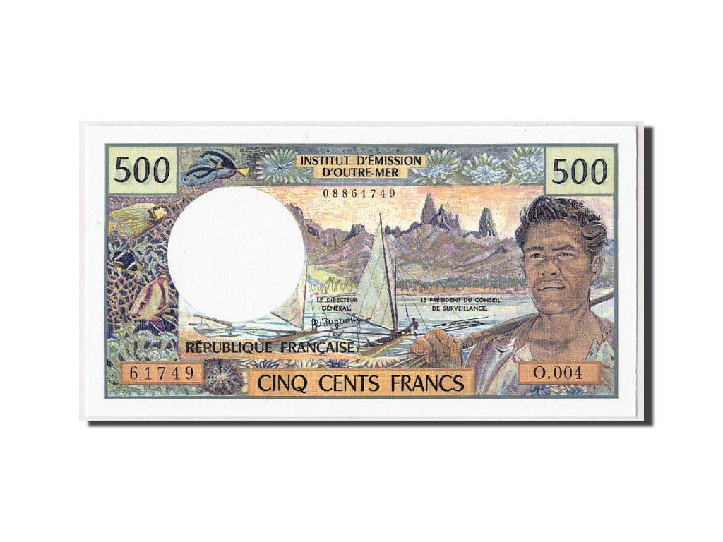 Banknote, French Pacific Territories, 500 Francs, Undated (1992), KM:1a
