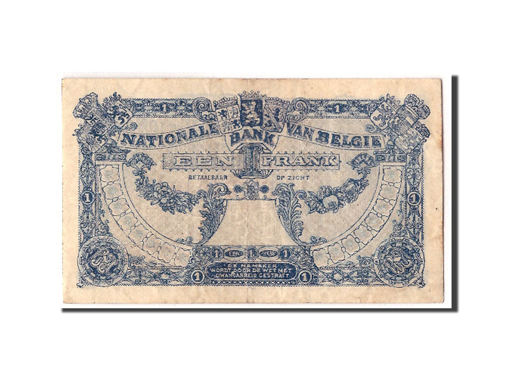 Biljet, België, 1 Franc, 1920, 1920-04-09, KM:92, TB+